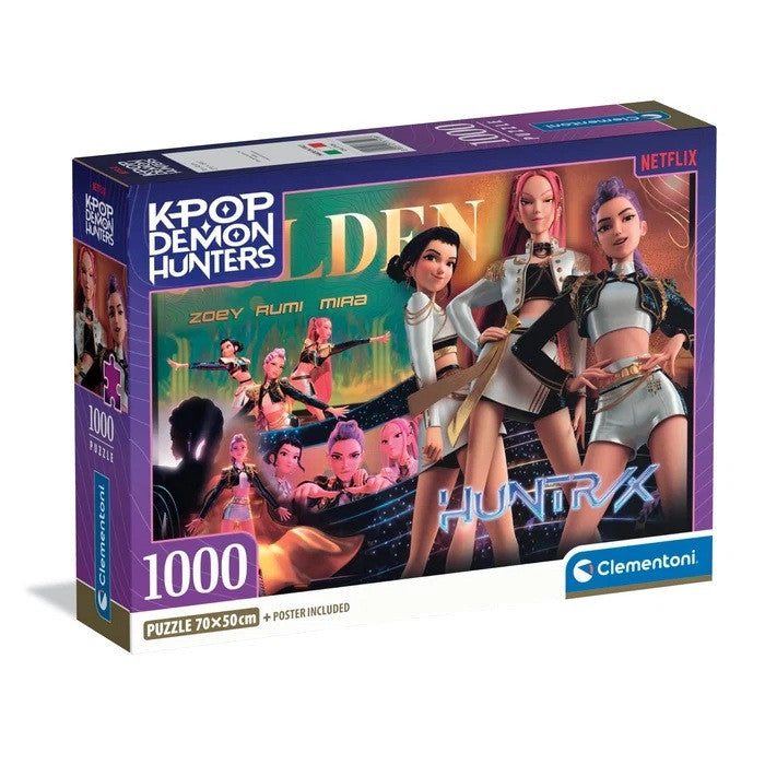 K-pop Demon Hunters Golden 1000-teiliges Compact Puzzle von Clementoni