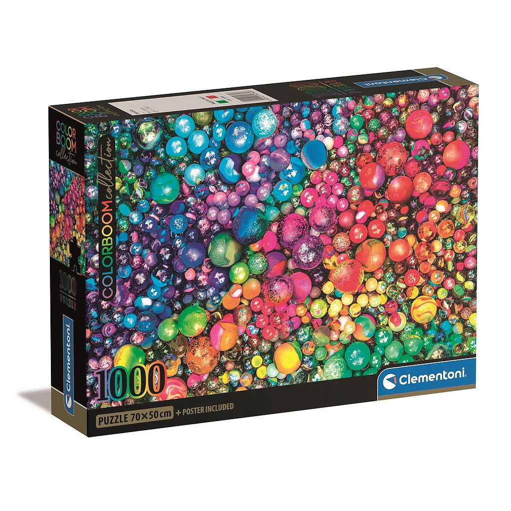 Farbe Marv 1000-teiliges Compact Puzzle Kugeln Clementoni