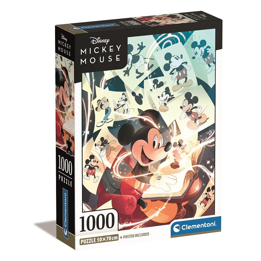 Disney Mickey 1000-teilige Compact Puzzle Clementoni