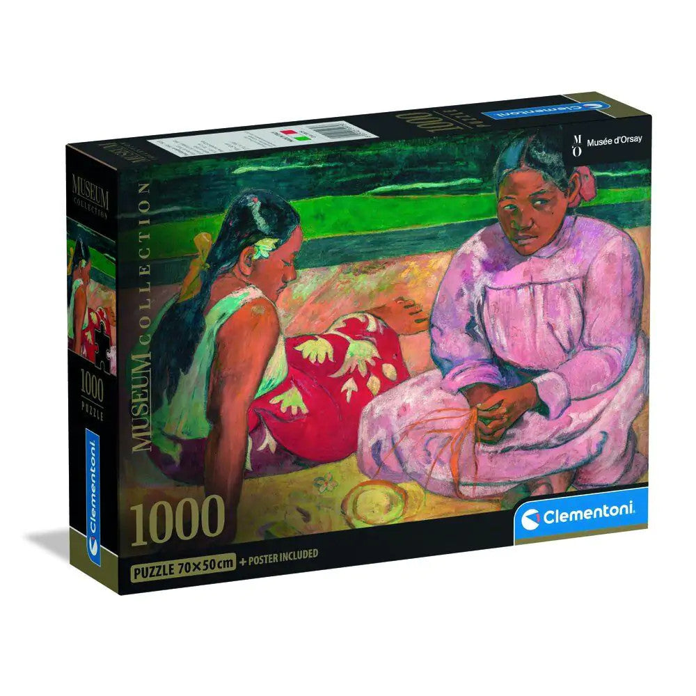 Kunst Gauguin 1000-teilige Compact-Puzzle "Tahiti Frauen" von Clementoni