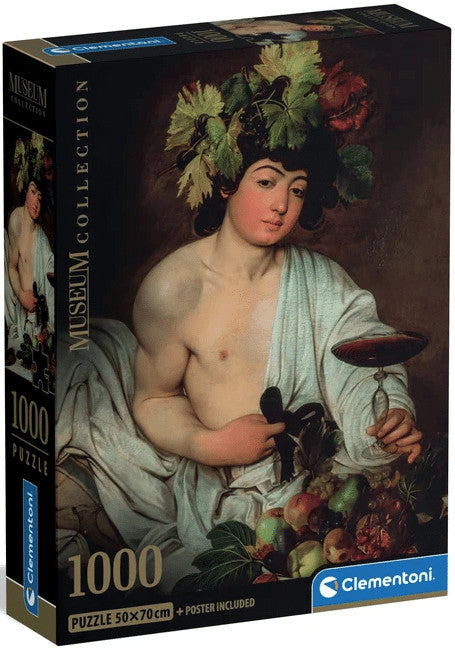Kunst Caravaggio Bacchus 1000-teiliges Compact Puzzle Clementoni
