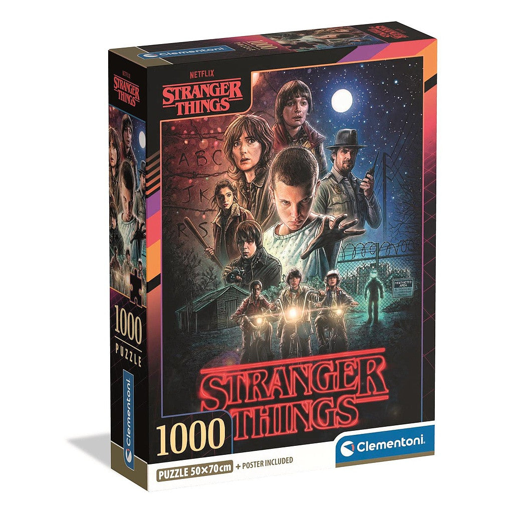Stranger Things The Beginning Clementoni Compact Puzzle mit 1000 Teilen