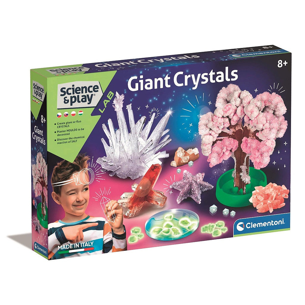 Farbe Science Mega Kristall-Labor-Set Clementoni