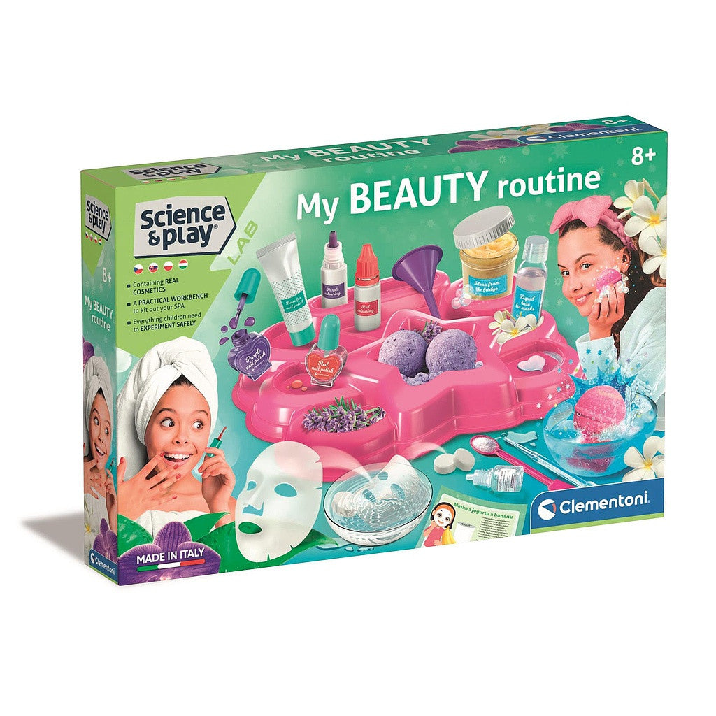 Crazy Chic Schönheitsroutine-Set mit Zubehör Clementoni
