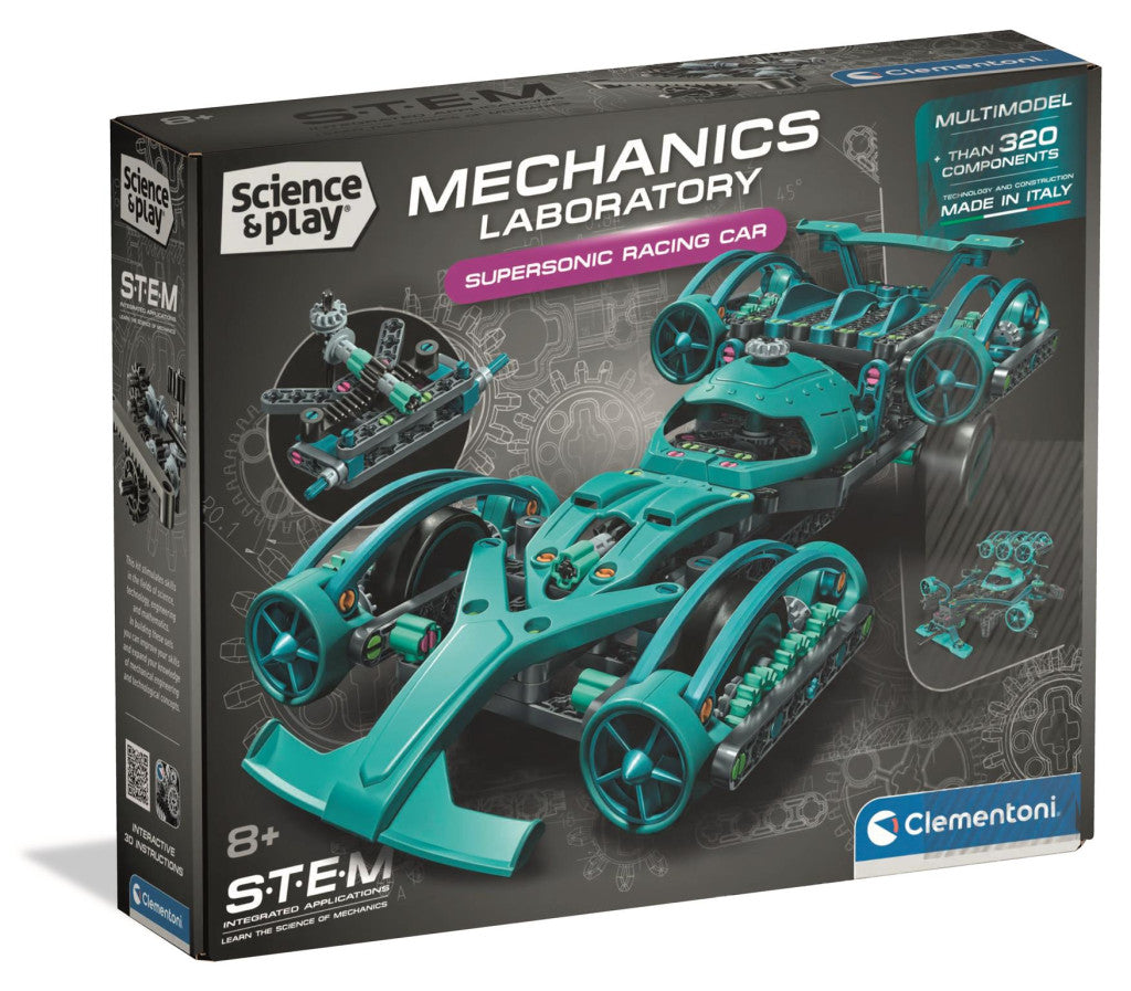Wagen Mechanics Rennbau Spielzeug Clementoni