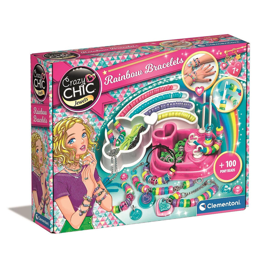 Crazy Chic Rainbow Armbandherstellungsset Clementoni