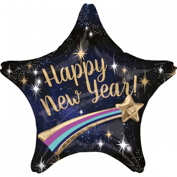 Neujahr Happy New Year Folienballon 71 cm