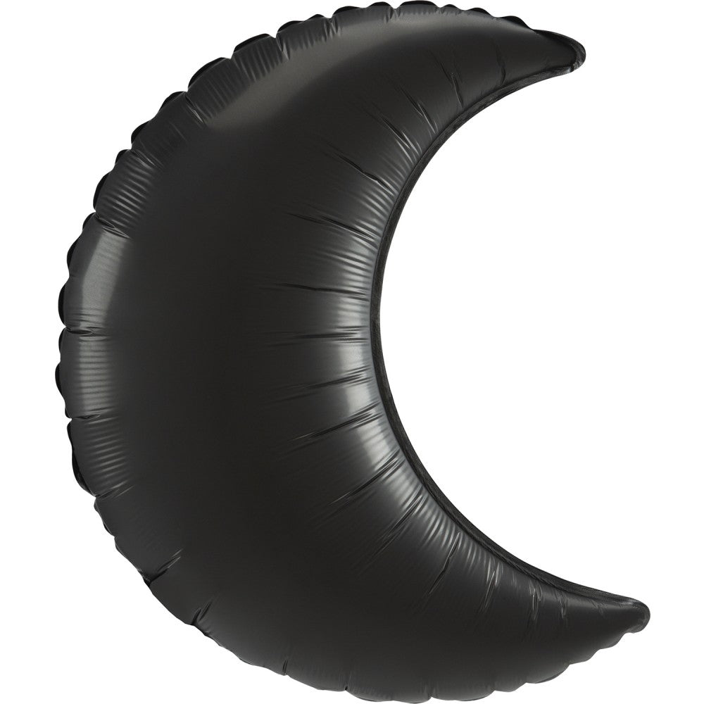 Farbe Onyx Crescent Mond-Folienballon 66 cm