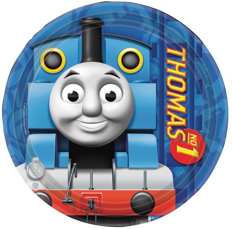 Thomas und seine Freunde Blue Papierteller 8 Stk 18 cm