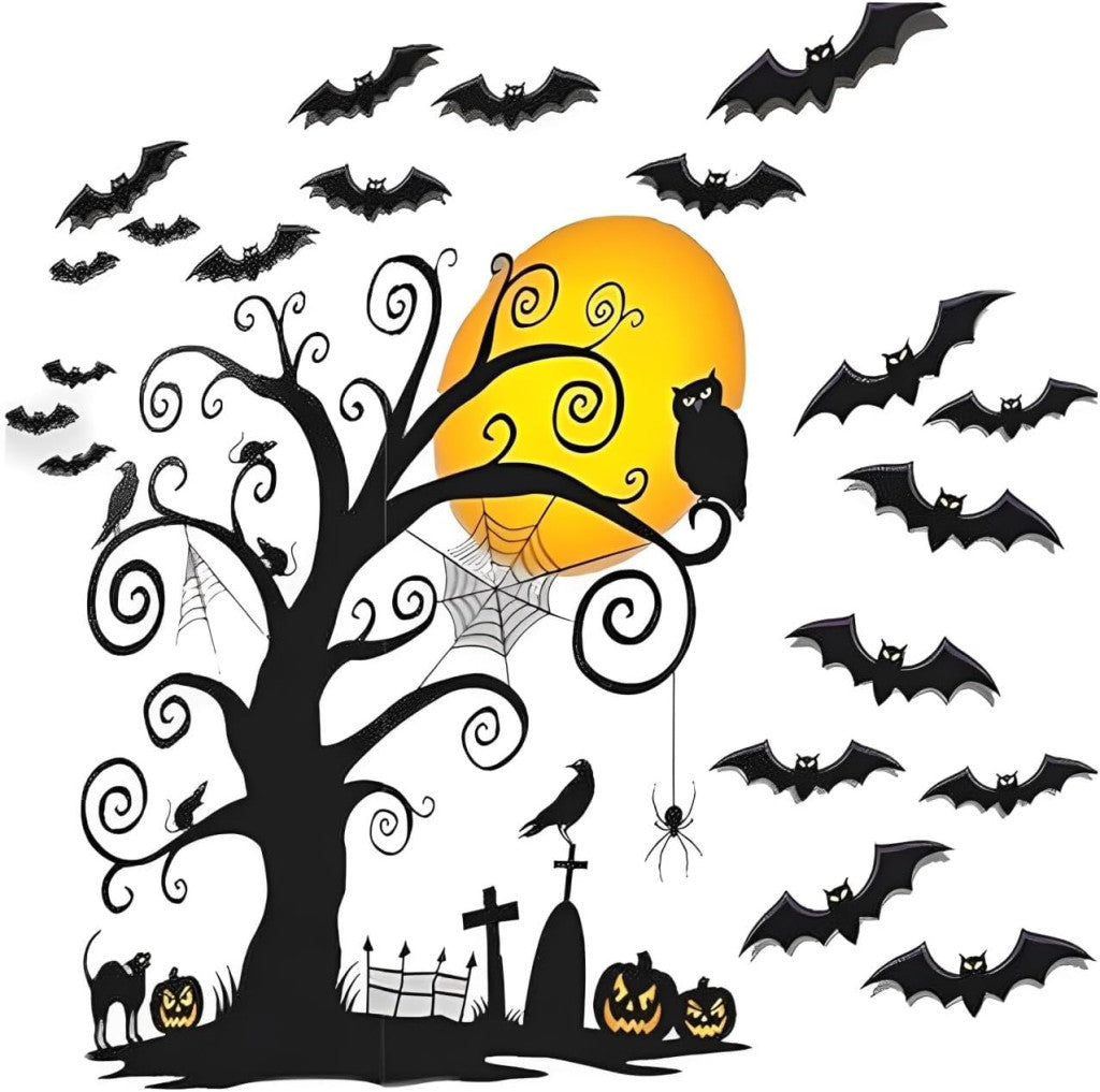 Halloween Family Friendly Wanddeko-Set 32-tlg