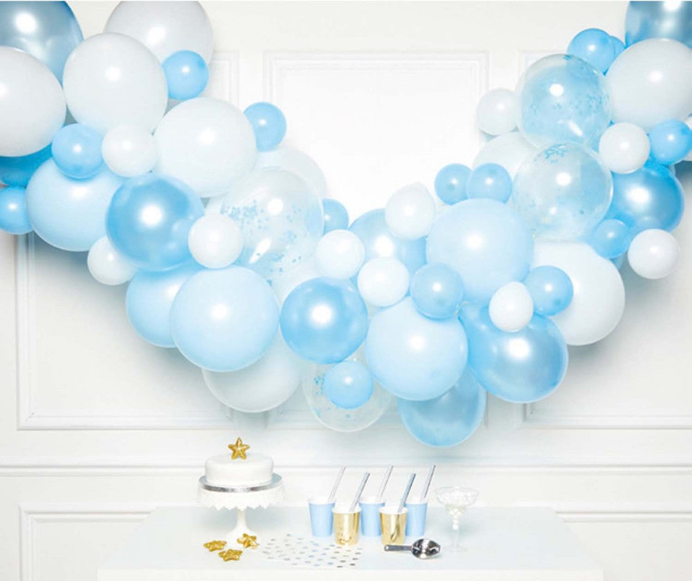 Farbe Blue Ballon, Ballongirlande 70 Stück Set