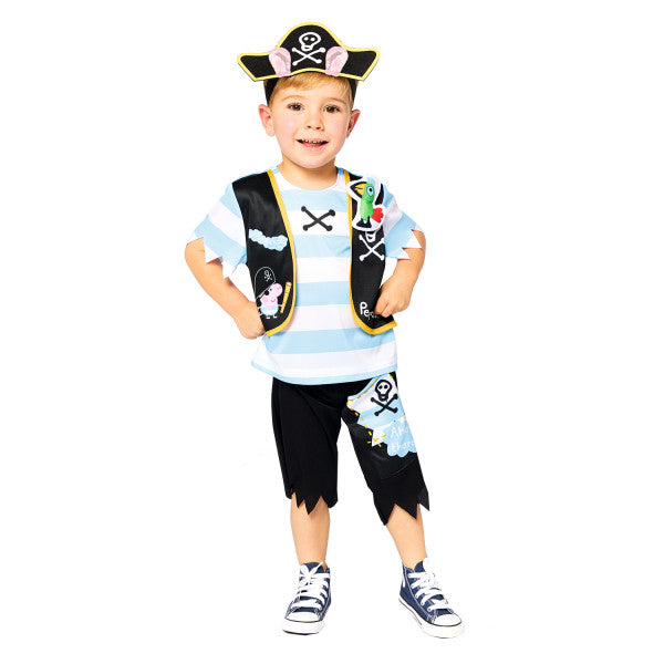 Peppa Wutz Pirate Kostüm 4-6 Jahre