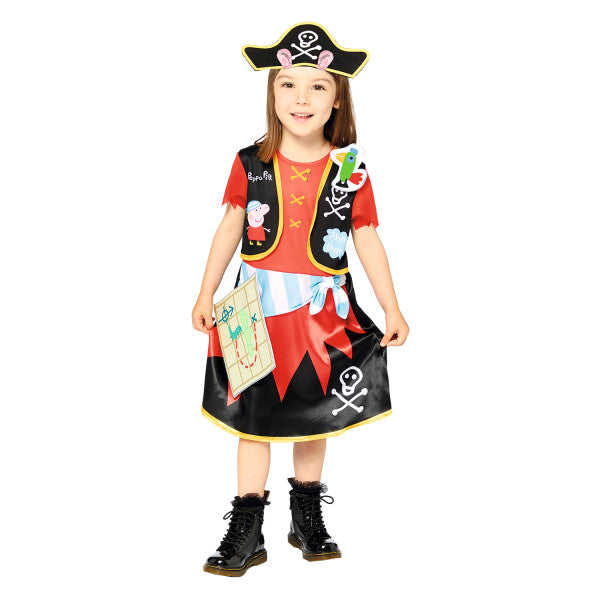Peppa Wutz Pirate Girl Kostüm 2-3 Jahre