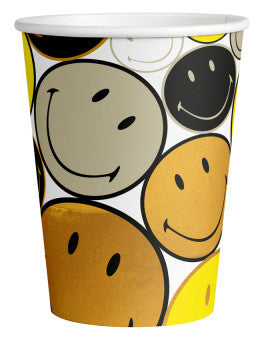 Emoji Smiley Originals Pappbecher 8 Stk 250 ml