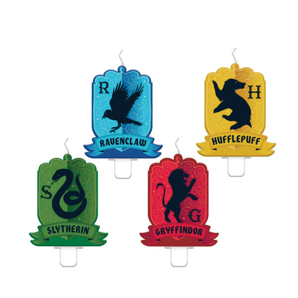 Harry Potter Häuser Kuchenkerze, Kerzenset 4 Stück