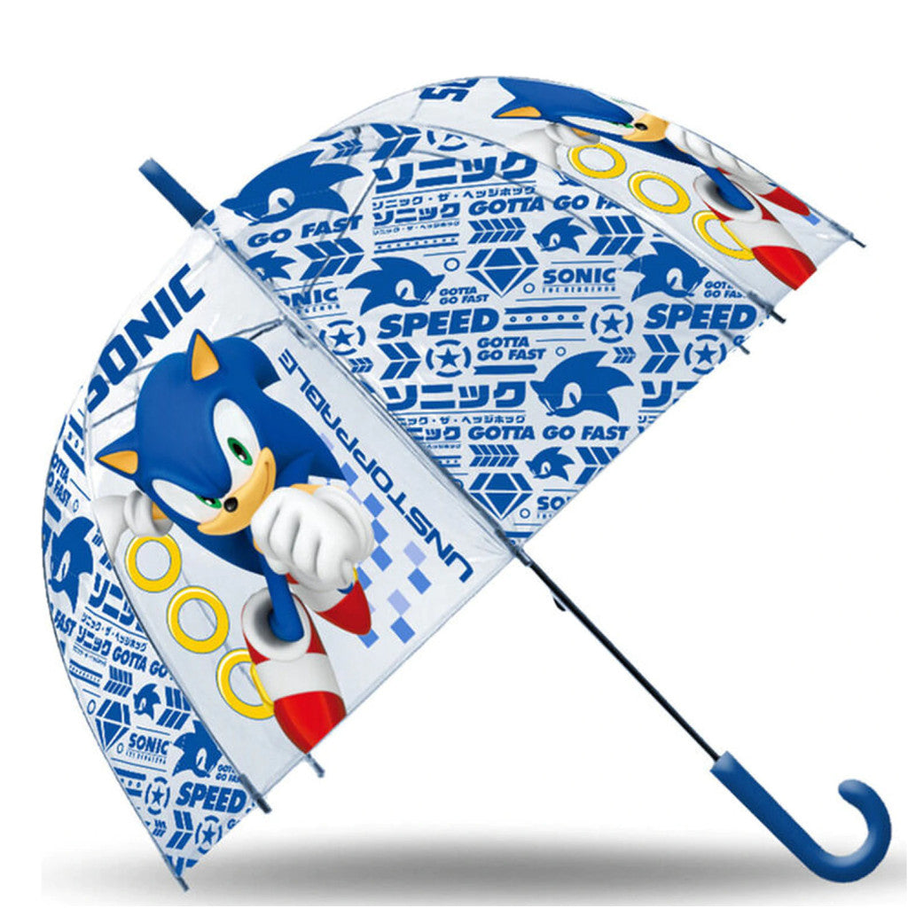Sonic the Hedgehog Unstoppable kinder transparenter Regenschirm ∅70 cm