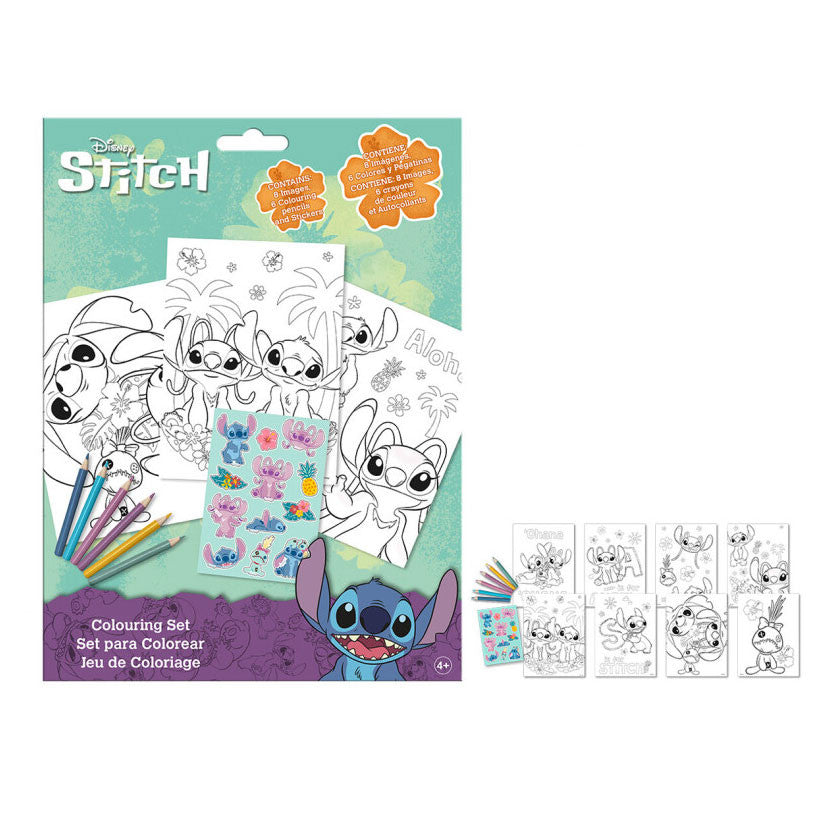 Disney Lilo und Stitch Malset mit Aufklebern