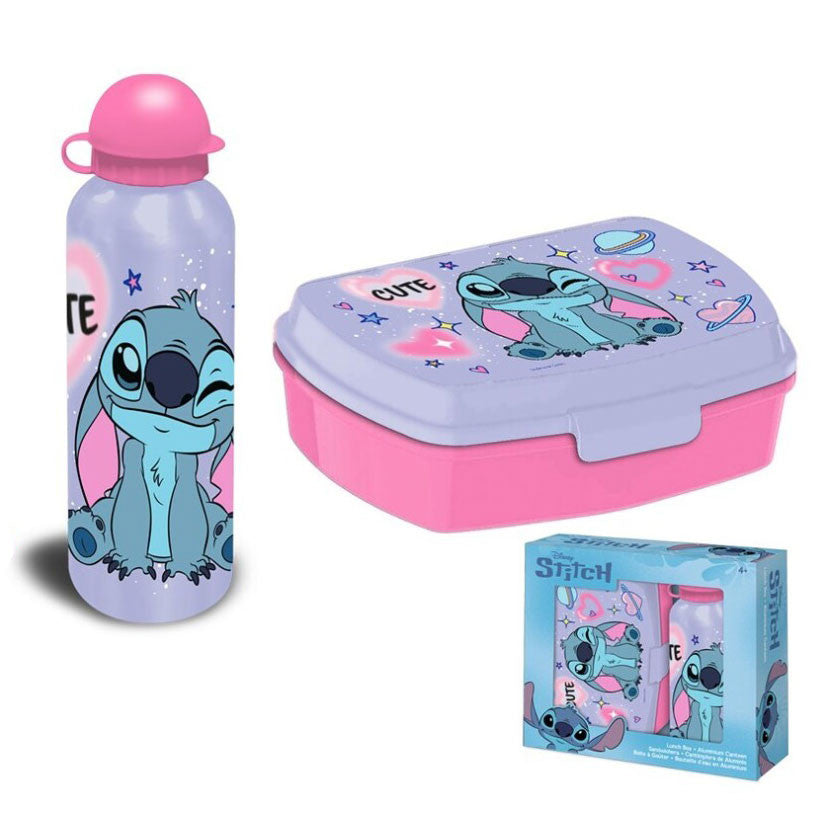 Disney Lilo und Stitch This World Sandwichbox + Aluminiumflaschenset