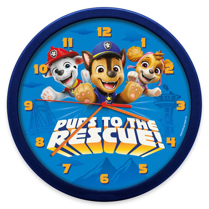 Paw Patrol Rescue Pups Wanduhr 25 cm
