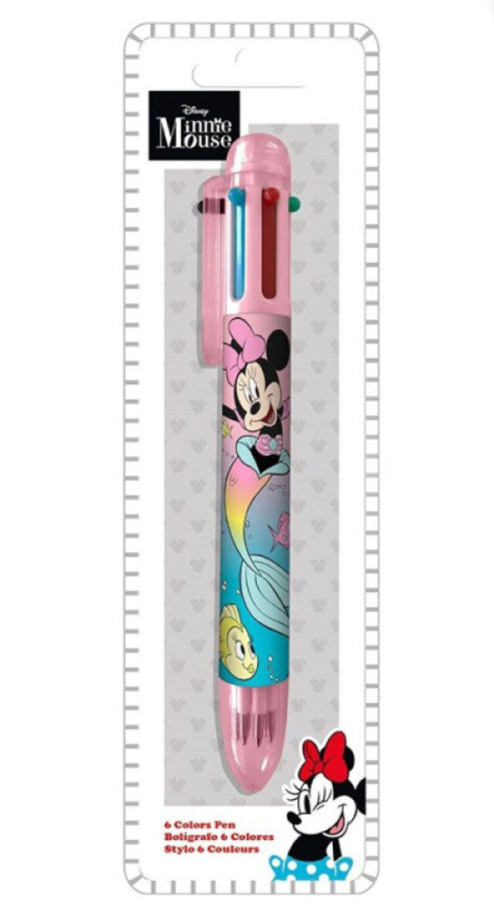 Disney Minnie Meerjungfrau 6-Farben Stift