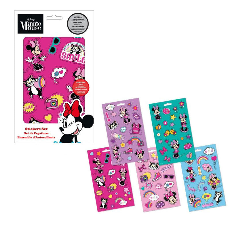 Disney Minnie Cute Aufkleber-Set 5 Blätter