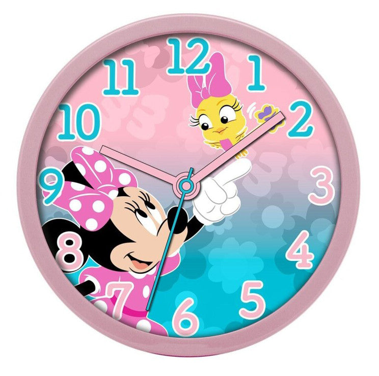 Disney Minnie Wild Flower Wanduhr 25 cm