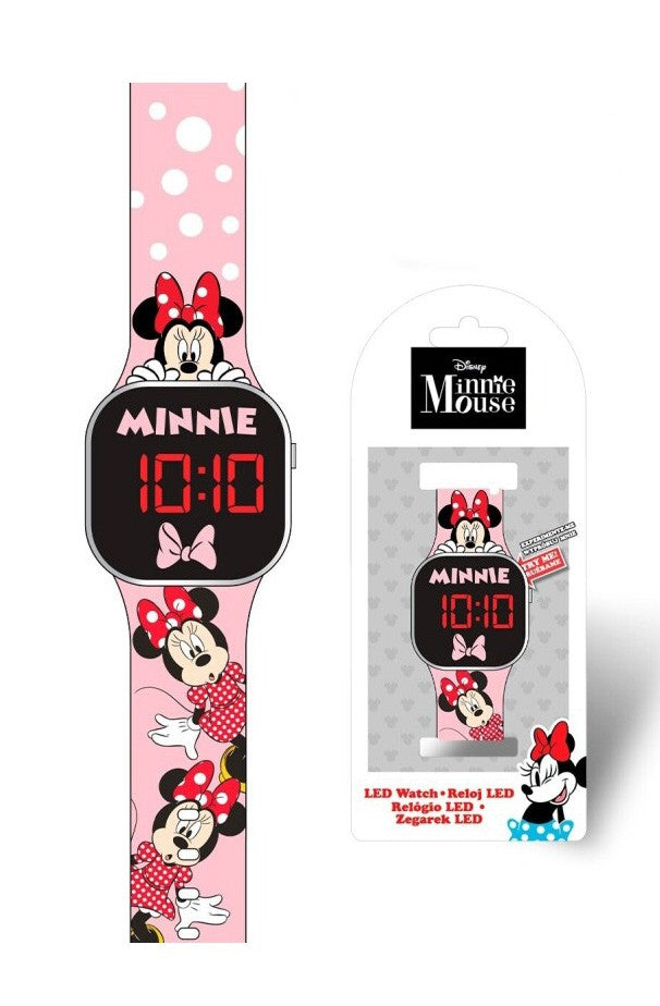 Disney Minnie Pink digitale LED-Uhr