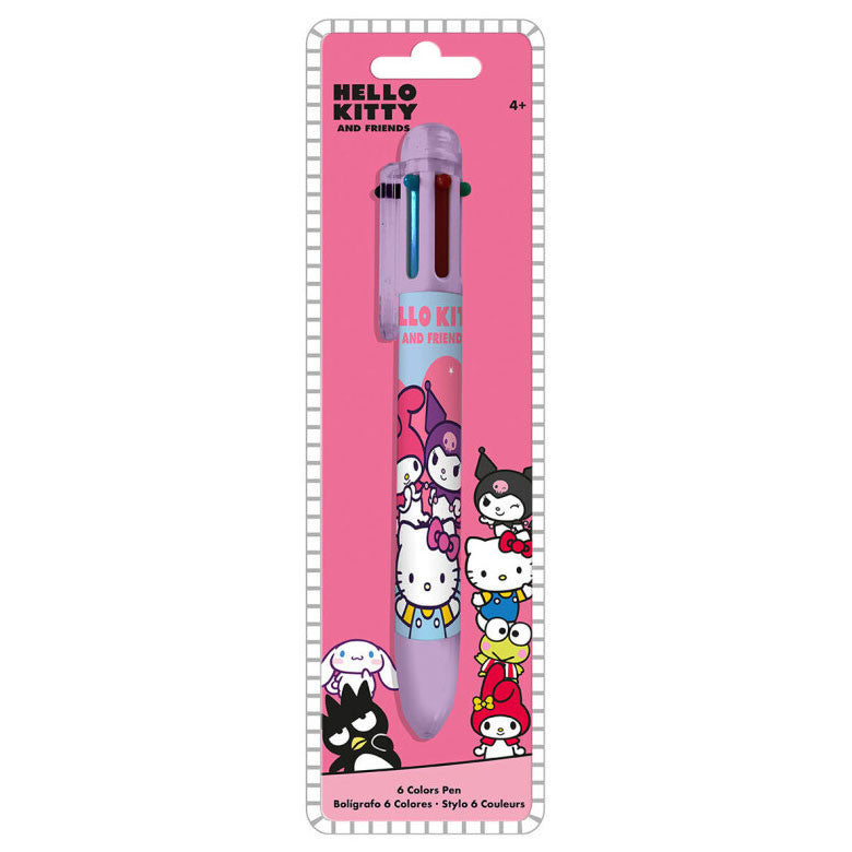 Hello Kitty Friends 6-Farben Stift