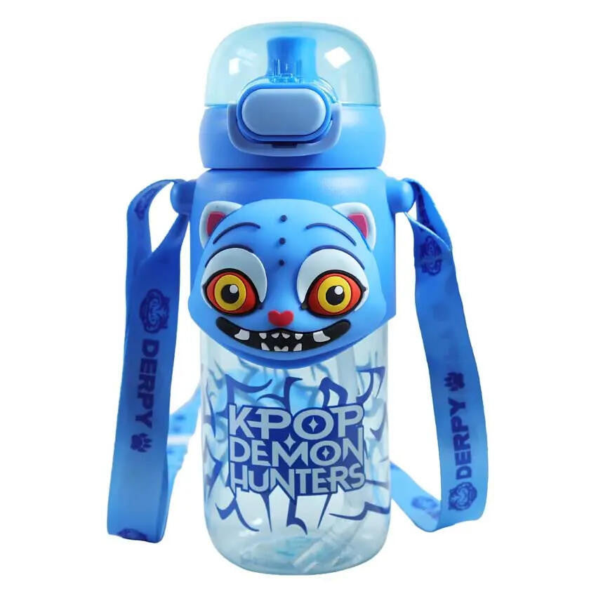 K-pop Demon Hunters Derpy 3D Kunststoffflasche mit Karabiner 600 ml