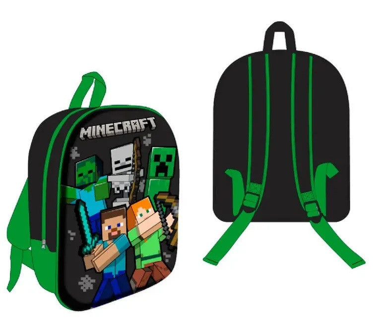 Minecraft Mob Battle 3D Rucksack, Tasche 30 cm