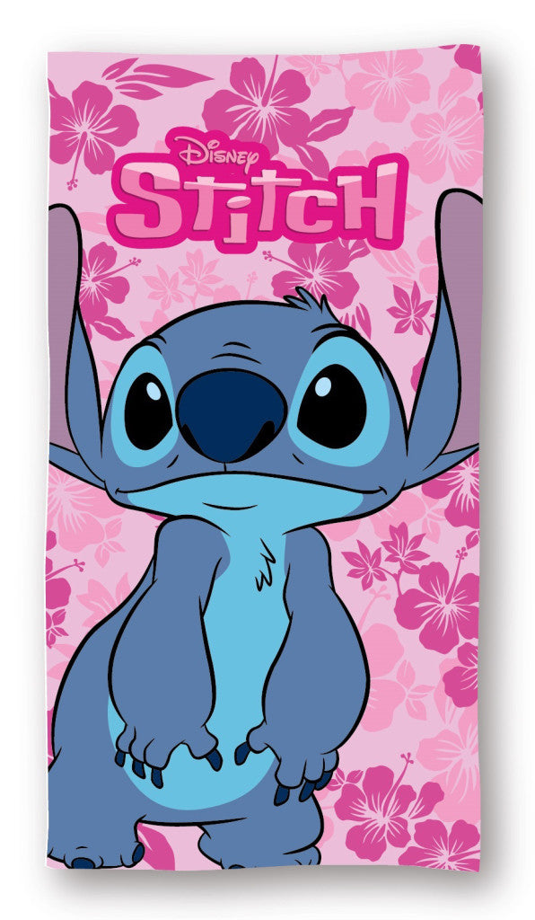 Disney Lilo und Stitch Floral Love Badetuch, Strandtuch 70x140cm (Fast Dry)