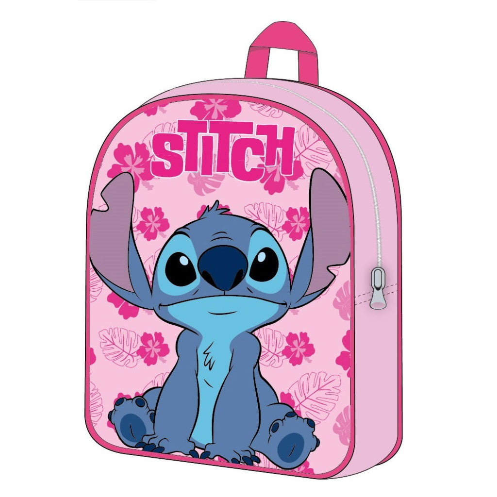 Disney Lilo und Stitch Pink Leaf Rucksack, Tasche 40 cm