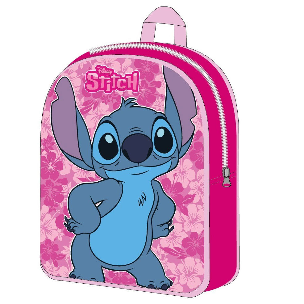 Disney Lilo und Stitch Pink Leaf Rucksack, Tasche 30 cm