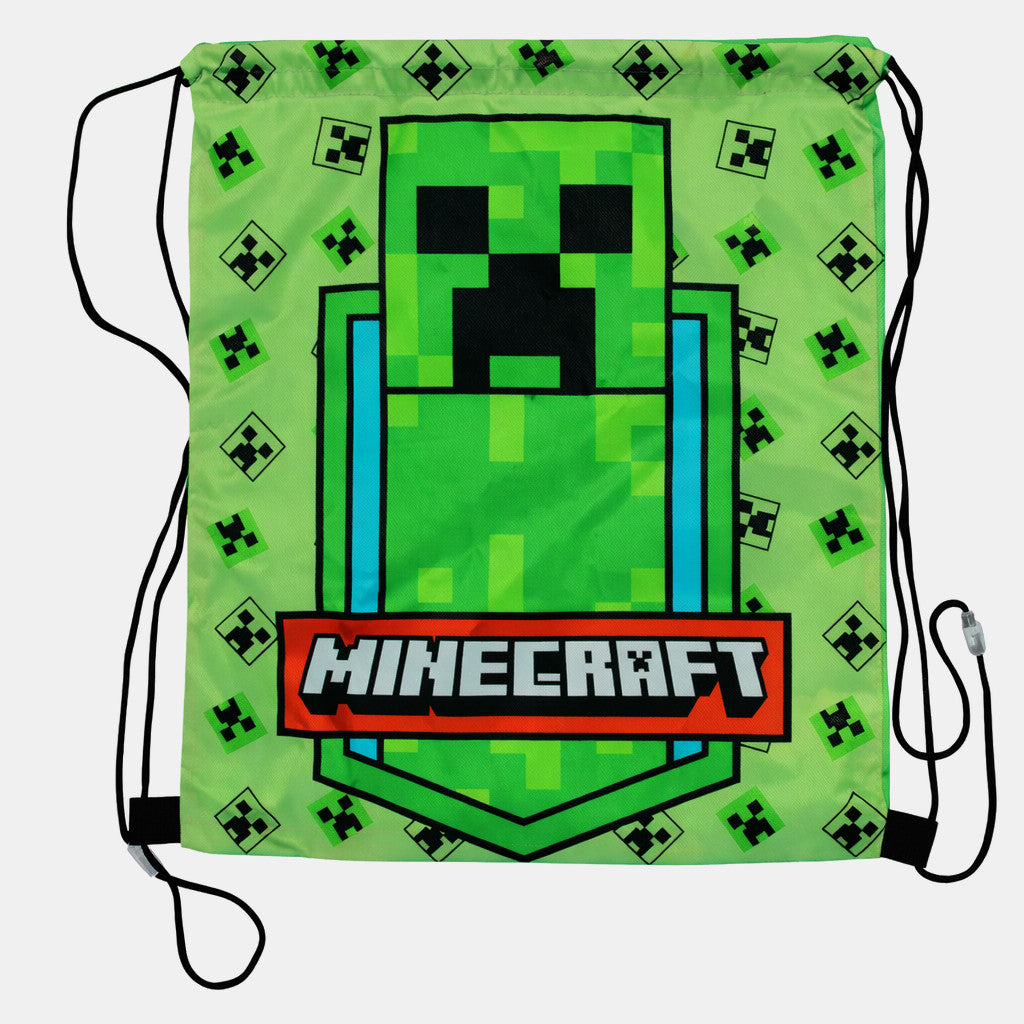 Minecraft Green Zone Sporttasche, Turnbeutel 40 cm