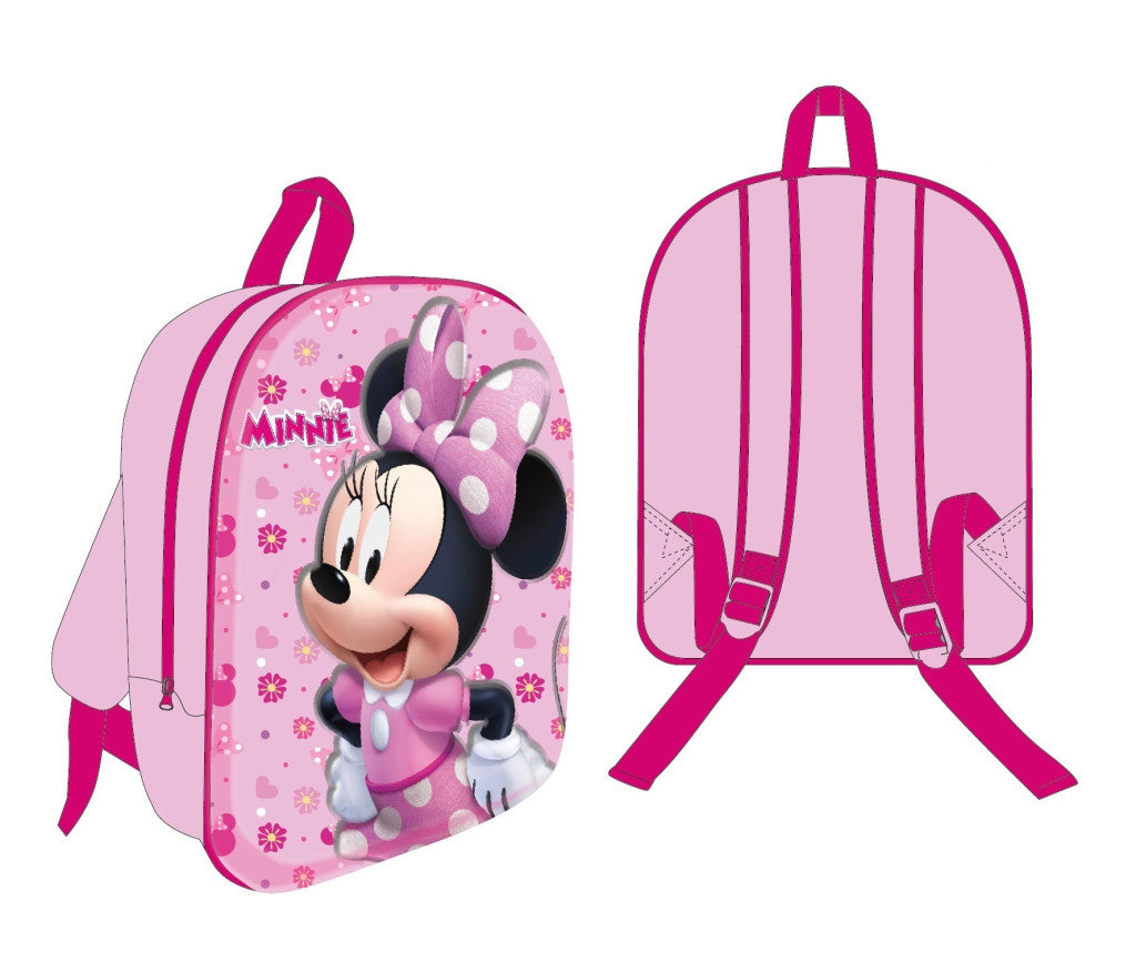 Disney Minnie Pink Paradise 3D Rucksack, Tasche 30 cm
