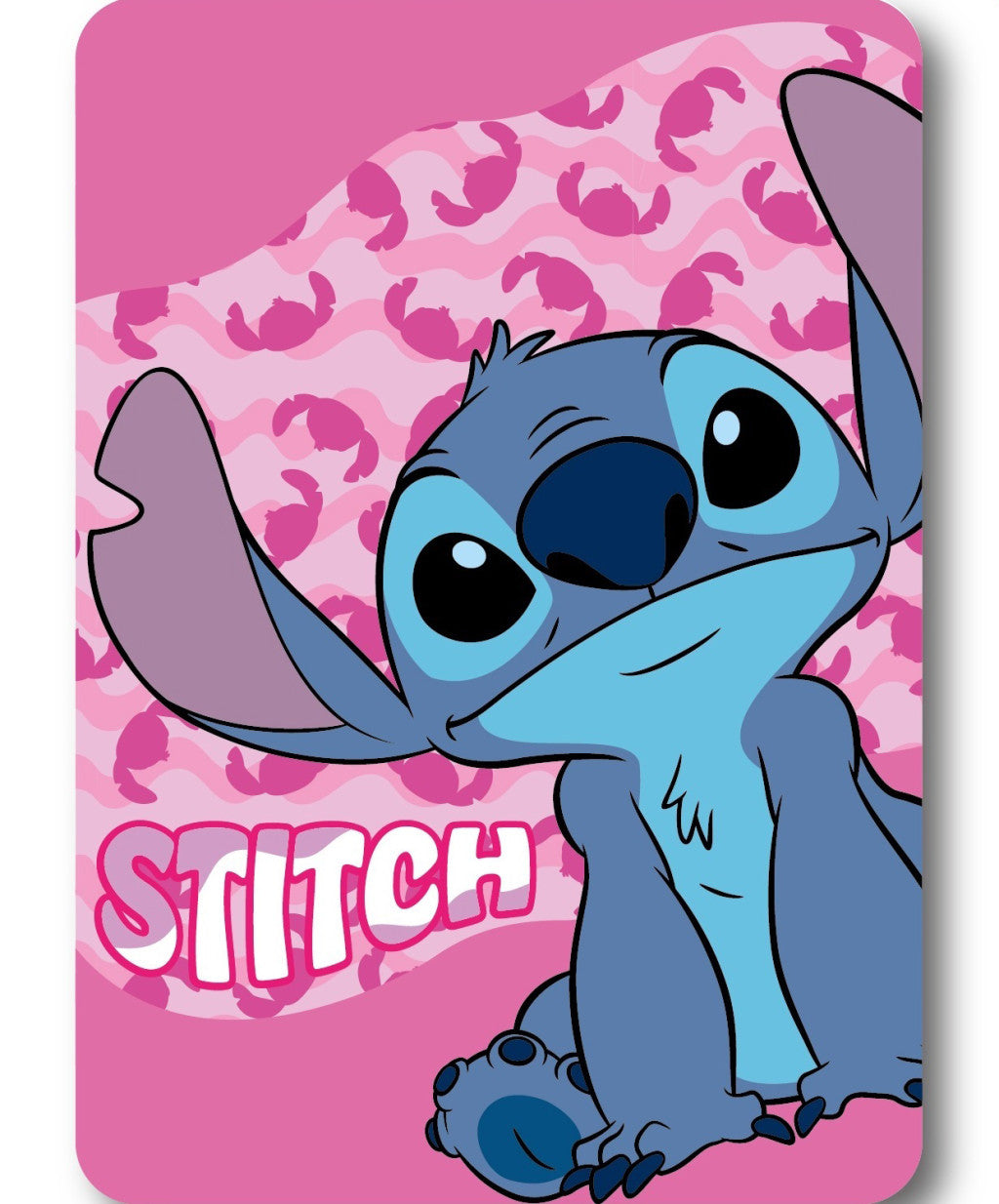 Disney Lilo und Stitch Pink Wave Fleecedecke 100x140cm