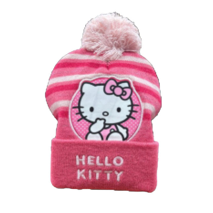 Hello Kitty Dark Pink Kinder Mütze