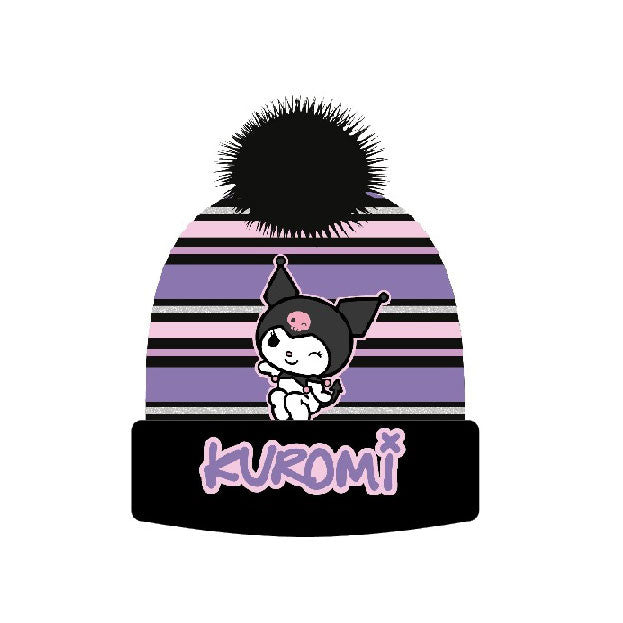 Hello Kitty Kuromi Black Kinder Mütze