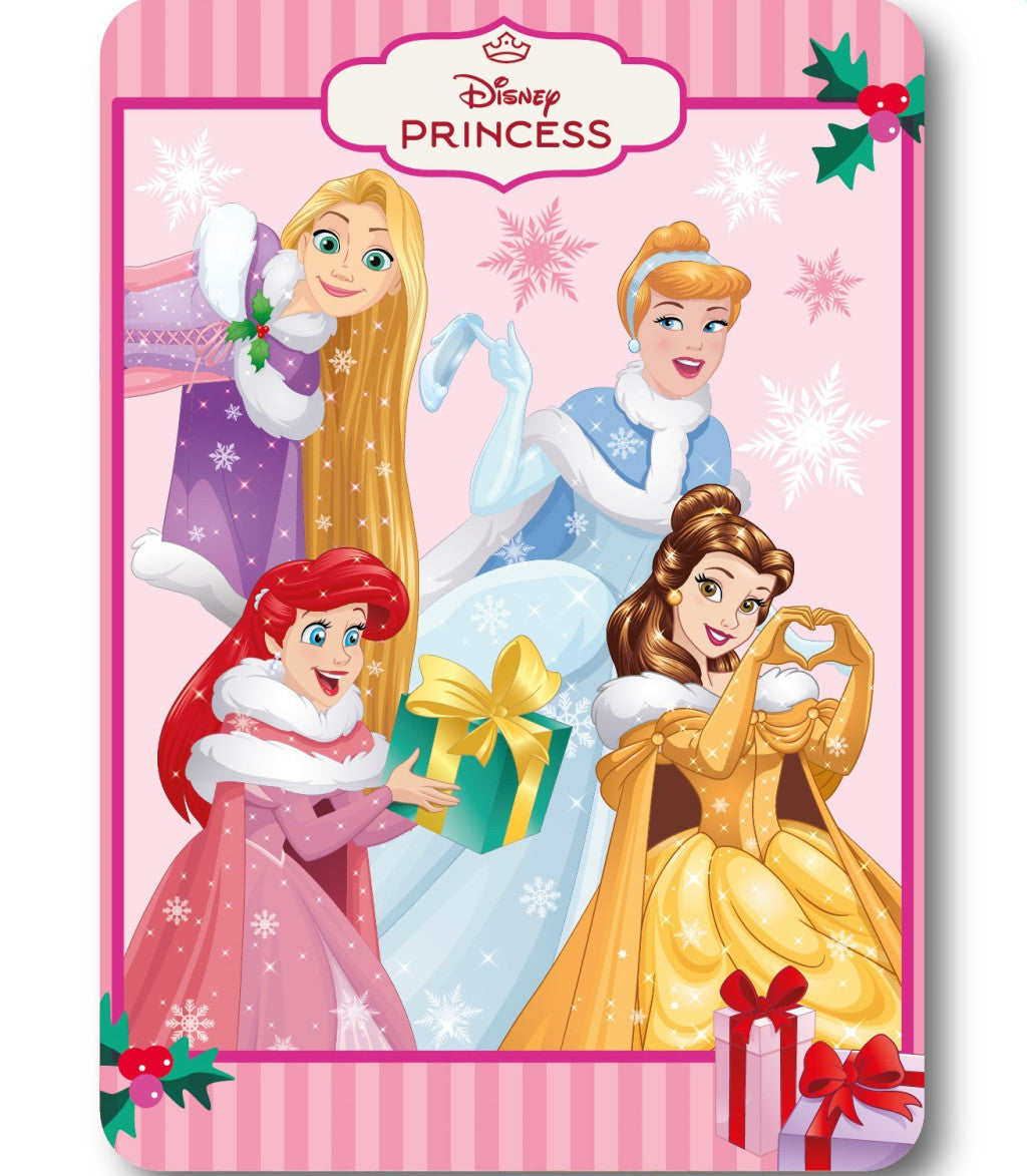 Disney Prinzessin Festive Fairy Weihnachts-Fleecedecke 100x140cm