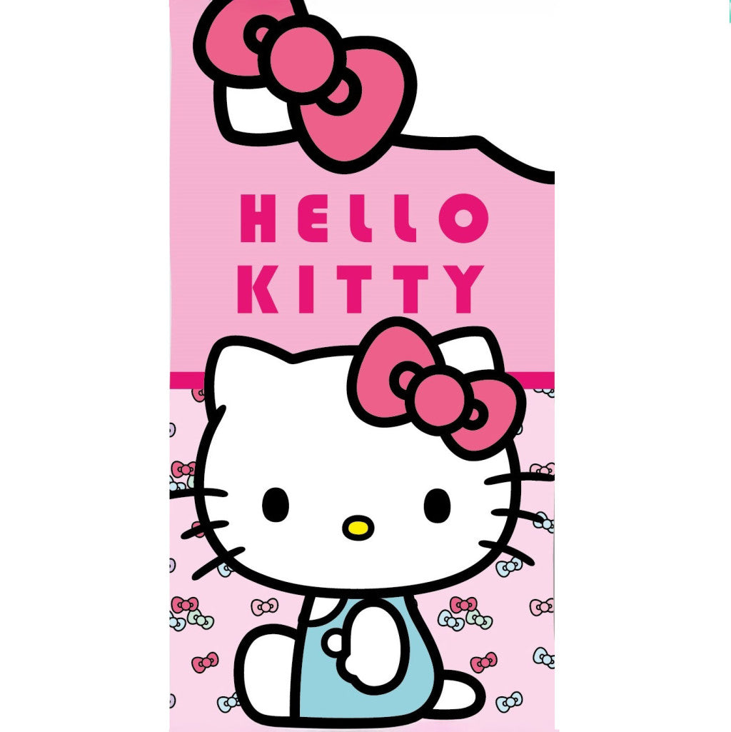 Hello Kitty Lovely Day Badetuch, Strandtuch 70x140cm (Schnelltrocknend)