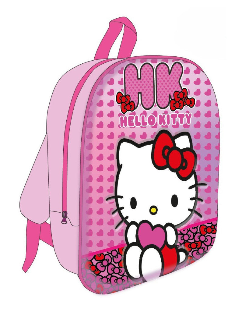 Hello Kitty Bows 3D Rucksack, Tasche 30 cm