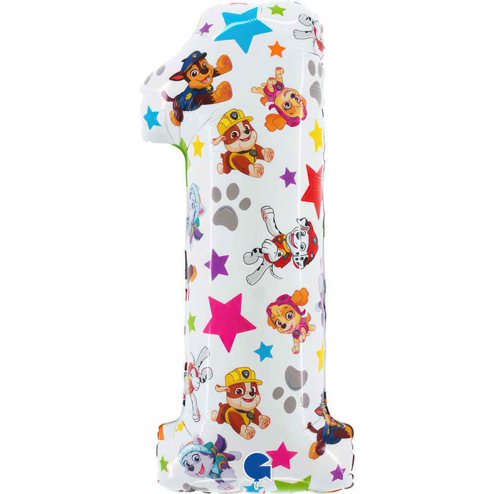 Paw Patrol Star Nummer 1 Folienballon 66 cm