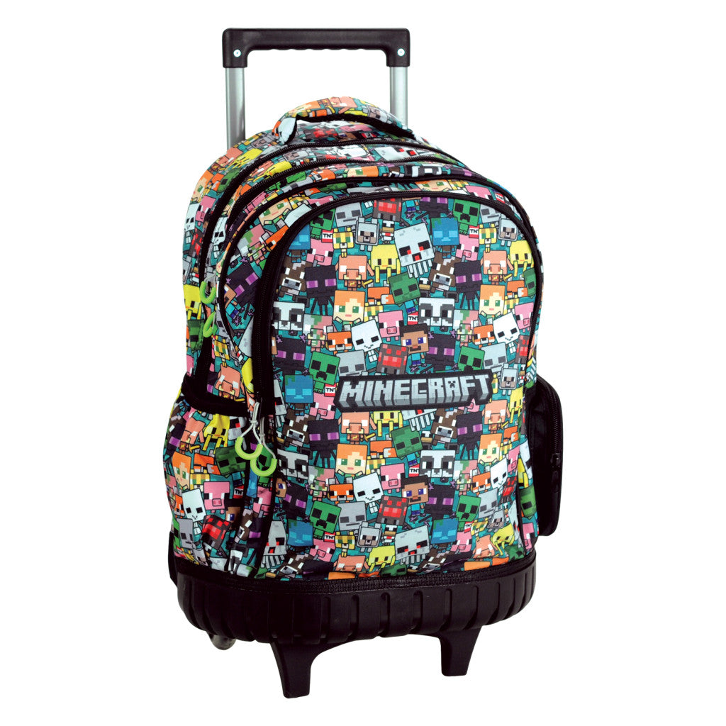 Minecraft Chibi Premium Rollschulrucksack, 42 cm
