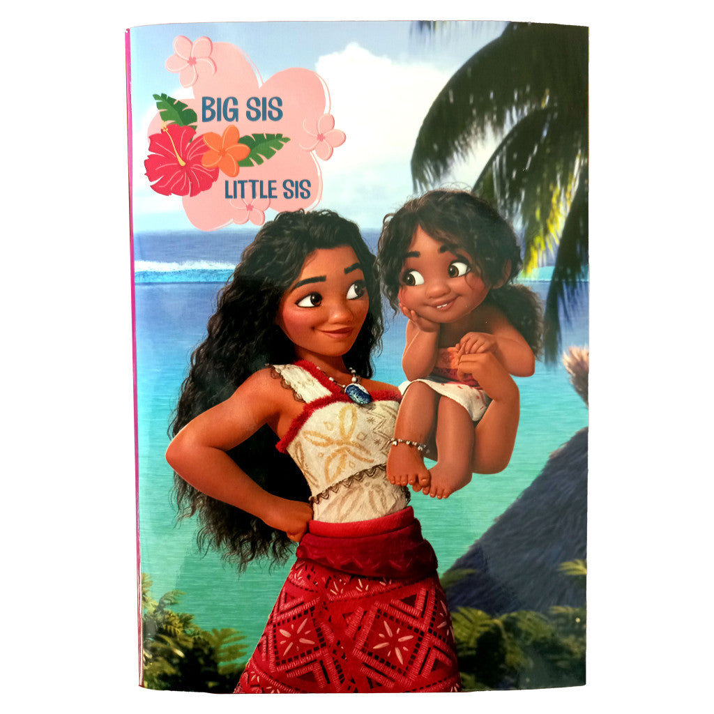 Disney Vaiana Big Sis B5 Liniertes Heft 40 Blatt