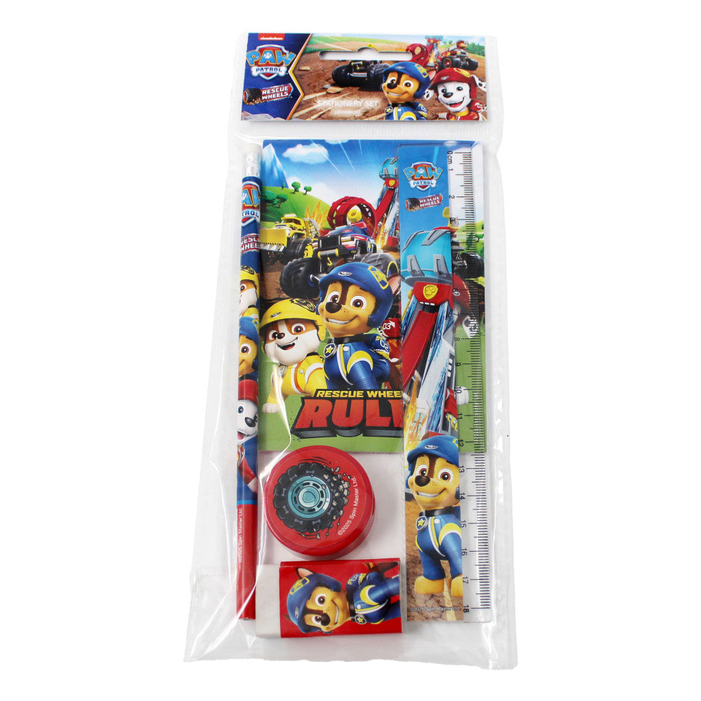 Paw Patrol Rescue Wheels Schreibwaren-Set, 5-teilig