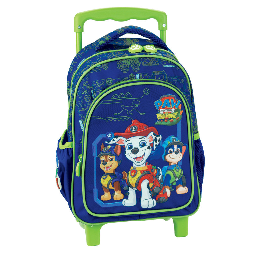 Paw Patrol Dino Movie rollender Kindergarten-Rucksack, Tasche 30 cm