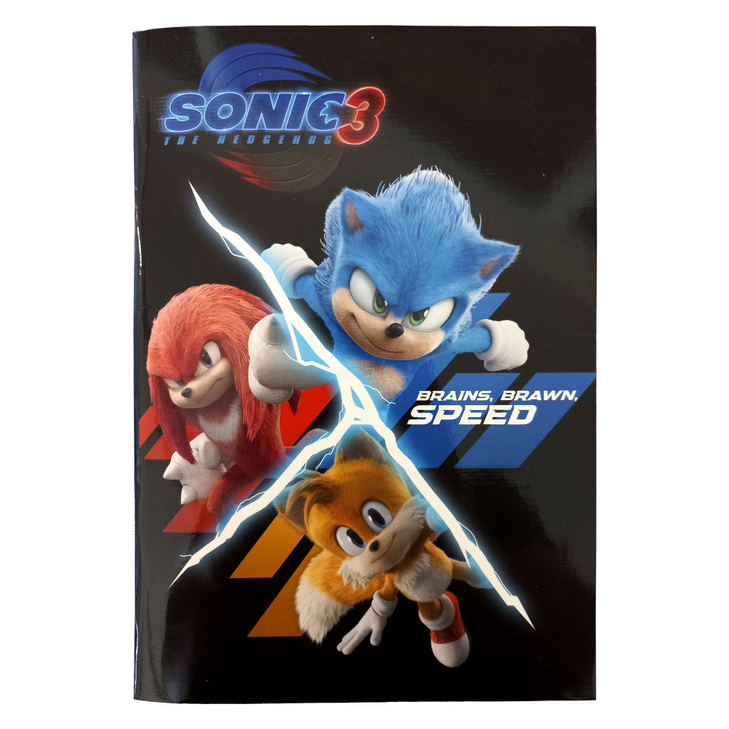 Sonic the Hedgehog Hype Man B/5 liniertes Notizbuch 40 Blatt