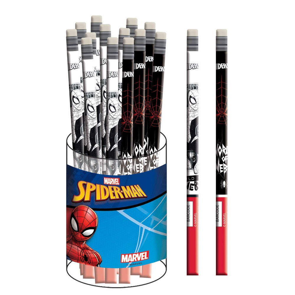 Spiderman World of Webs HB Graphitstift mit Radiergummi-Spitze