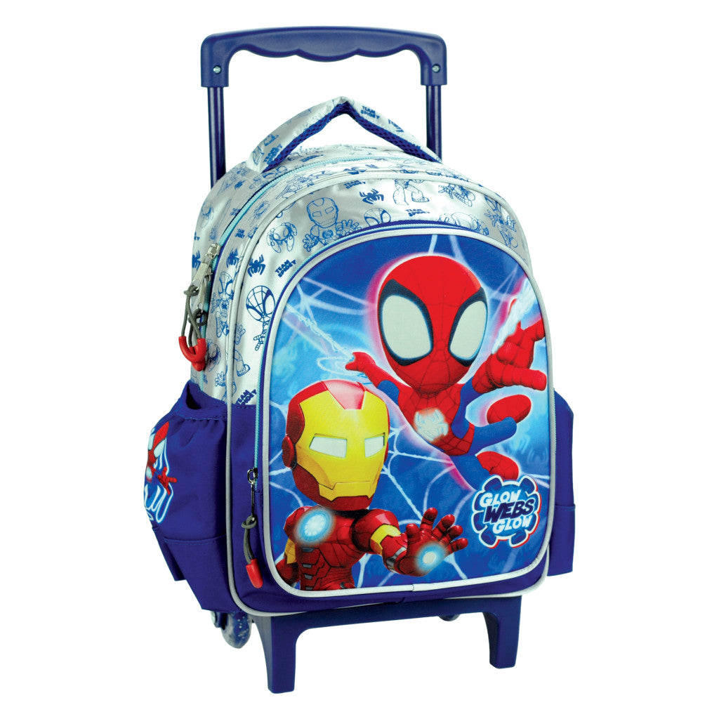 Spiderman Spidey Glow Rollender Kindergarten-Rucksack, Tasche 30 cm