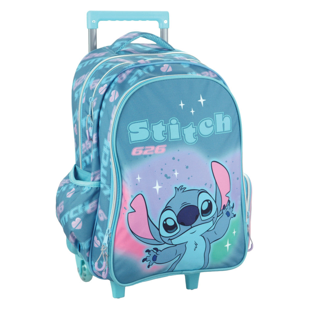 Disney Lilo und Stitch Brush It Out Rollkoffer Schultasche, Tasche 46 cm